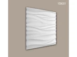 Akustikpaneele|Zubehör Für Paneele^PROFHOME 159001 3D Wandpaneel Wandvertäfelung Akustikpaneel 0,36 m2 60 cm x 2,2 cm x 60 cm Weiß