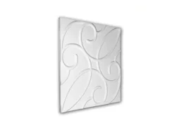 Akustikpaneele|Zubehör Für Paneele* PROFHOME 159005 3D Wandpaneel Wandvertäfelung Akustikpaneel 0,36 m2 60 cm x 2 cm x 60 cm Weiß