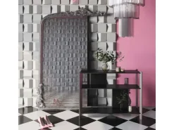Akustikpaneele|Zubehör Für Paneele* PROFHOME 159823 3D Wandpaneel Wandvertäfelung Akustikpaneel 0,36 m2 60 cm x 4,4 cm x 60 cm Weiß