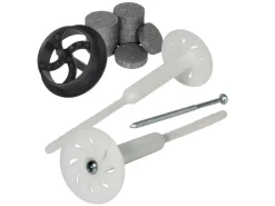 PROTEKTOR Dämmstoffe^600x Dämmstoff-Schraubdübel Set Ø8x240mm inkl. 600x Rondelle + Fräser