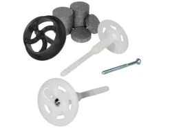 PROTEKTOR Dämmstoffe^600x Dämmstoff-Schraubdübel Set Ø8x120mm inkl. 600x Rondelle + Fräser