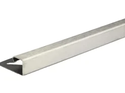 Fliesenzubehör*Arcansas Quadrat-Abschlussprofil 12,5 mm x 2,5 m Edelstahl Gebürstet