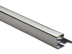 Fliesenzubehör*Arcansas Quadrat-Abschlussprofil 12,5 mm x 2,5 m Edelstahl Poliert