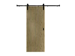 Akustikpaneele^Radex Schiebetür-Komplettset Akustikpaneel Lamette 95 cm x 210 cm