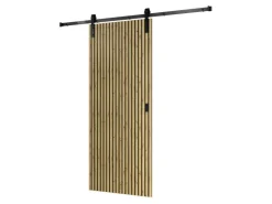 Akustikpaneele^Radex Schiebetür-Komplettset Akustikpaneel Lamette 95 cm x 210 cm