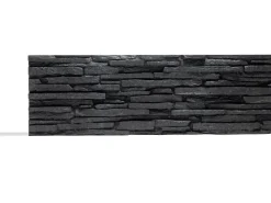 Akustikpaneele|Verblender*Rebel of Styles Verblender Tasso EPS-Schaumstoff 18,7 cm x 57,4 cm Schwarz