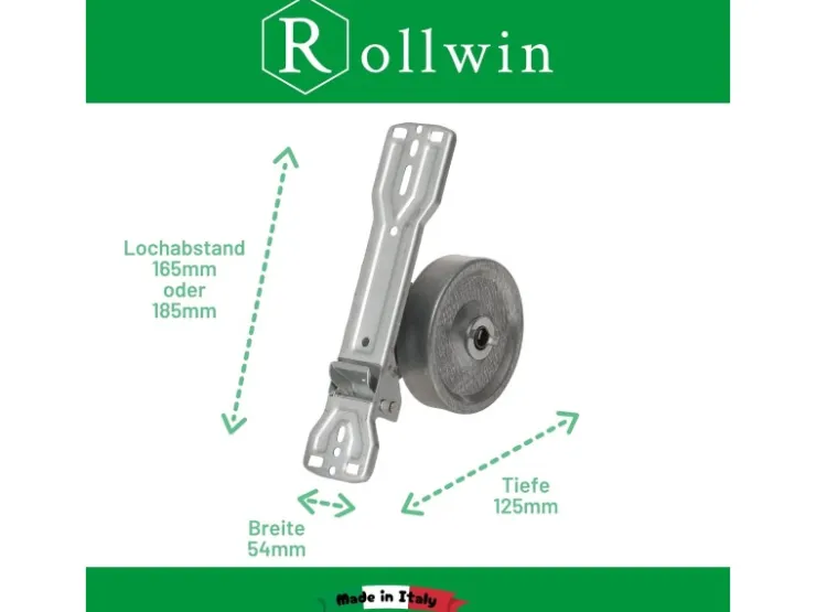 Mauerkasten^Rollwin Rolladen Gurtwickler Unterputz 165mm bis 185mm Lochabstand Anpassbar Für Mauerkasten Mit Gurtwickler Blende Und 7m Gurt