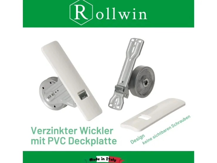 Mauerkasten* Rollwin 2x Rolladen Gurtwickler Unterputz 165mm bis 185mm Lochabstand Anpassbar Für Mauerkasten Mit Gurtwickler Blende Und 2x 7m Gurt