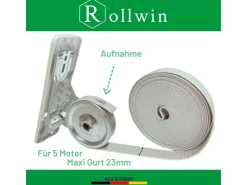 Mauerkasten* Rollwin 2x Rolladen Gurtwickler Unterputz 165mm bis 185mm Lochabstand Anpassbar Für Mauerkasten Mit Gurtwickler Blende Und 2x 7m Gurt
