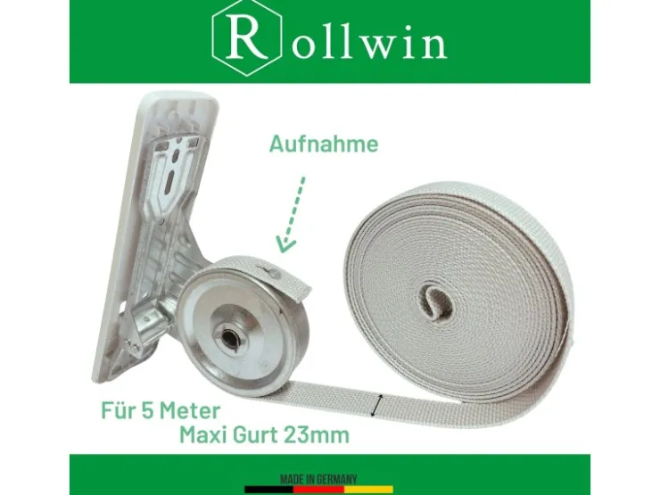 Mauerkasten* Rollwin 2x Rolladen Gurtwickler Unterputz 165mm bis 185mm Lochabstand Anpassbar Für Mauerkasten Mit Gurtwickler Blende Und 2x 7m Gurt