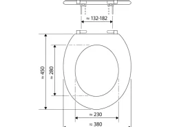 Badlüfter*Sanitop-Wingenroth WC-Sitz Dekor Holzoptik Beige