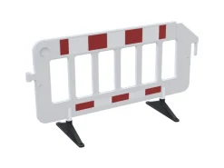 Baugeräte^Schake Absperrgitter aus Kunststoff Zaunkörper Folie Typ RA2/B Weiß