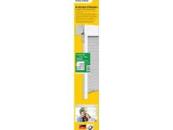 Rollladenantriebe*Schellenberg Aufsatzrolladen-Set für Fenster 120 cm x 140 cm Weiß/Grau