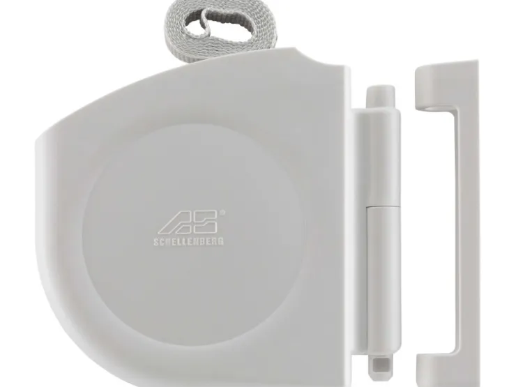 Rollladenantriebe*Schellenberg Design-Gurtwickler Mini mit Rollladengurt Weiß