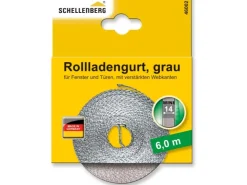 Schellenberg Rollladenantriebe^Rollladengurt Mini 14 mm 6 m Grau