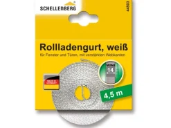 Schellenberg Rollladenantriebe^Rollladengurt Mini 14 mm 4,5 m Weiß