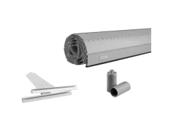 Schellenberg Rollladenantriebe^Rollladenpanzer Mini PVC 80 cm x 60 cm Grau