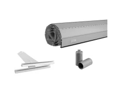 Schellenberg Rollladenantriebe^Rollladenpanzer Mini PVC 220 cm x 100 cm Grau