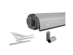 Schellenberg Rollladenantriebe^Rollladenpanzer Maxi PVC 130 cm x 110 cm Grau