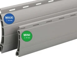 Schellenberg Rollladenantriebe^Rollladenprofil Mini Kunststoff 1,5 m Grau