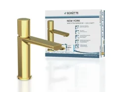 Schütte Abläufe^Waschtischarmatur New York Gold Matt