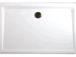 Schulte Abläufe^Duschwannen-Set Extraflach Rechteck 90 cm x 80 cm Alpinweiß