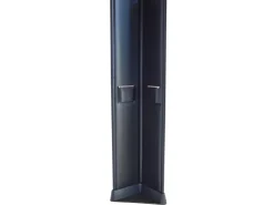 SCHULTE Regalwelt Möbelbauplatten^Schulte Steck-Grundregal 190 cm x 100 cm x 40 cm Schwarz