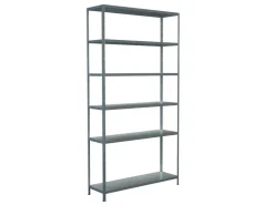 SCHULTE Regalwelt Möbelbauplatten^Schulte Steck-Grundregal 230 cm x 120 cm x 35 cm Verzinkt