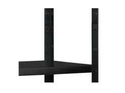SCHULTE Regalwelt Möbelbauplatten^Schulte Steck-Grundregal 180 cm x 80 cm x 40 cm Schwarz