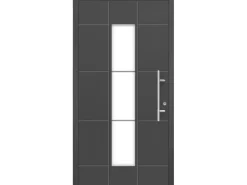 Splendoor Moderno Haustüren^Sicherheits-Haustür Moderno Premium RC3M350 Aluminium 110 cm x 210 cm DIN Rechts