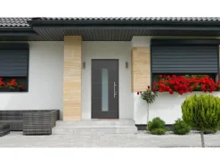 Splendoor Moderno Haustüren^Sicherheits-Haustür Moderno Premium RC3M350 Aluminium 110 cm x 210 cm DIN Rechts