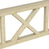Konstruktionsvollholz*Skan Holz Brüstung Andreaskreuz 150 x 84 cm Fichte Natur