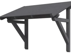Konstruktionsvollholz*Skan Holz Haustür-Vordach Paderborn 1 lasiert 242 cm x 156 cm Schiefergrau