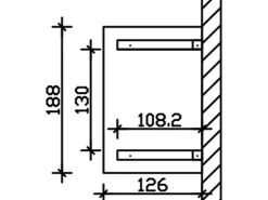 Vordächer*Skan Holz Haustür-Vordach Wesel 2 lasiert 188 cm x 126 cm Eiche Hell