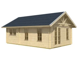 Holzfenster*Skan Holz -Gartenhaus Bern 4 mit Dachlattung B x T 420 cm x 660 cm