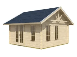 Holzfenster*Skan Holz -Gartenhaus Toronto 1 mit Dachschalung B x T 420 cm x 420 cm