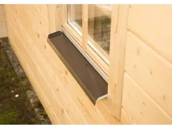 Holzfenster*Skan Holz -Gartenhaus Toronto 4 mit Dachschalung B x T 420 cm x 660 cm