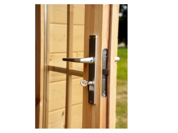 Holzfenster*Skan Holz -Gartenhaus Toronto 4 mit Dachschalung B x T 420 cm x 660 cm