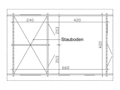 Holzfenster*Skan Holz -Gartenhaus Toronto 4 mit Dachschalung B x T 420 cm x 660 cm