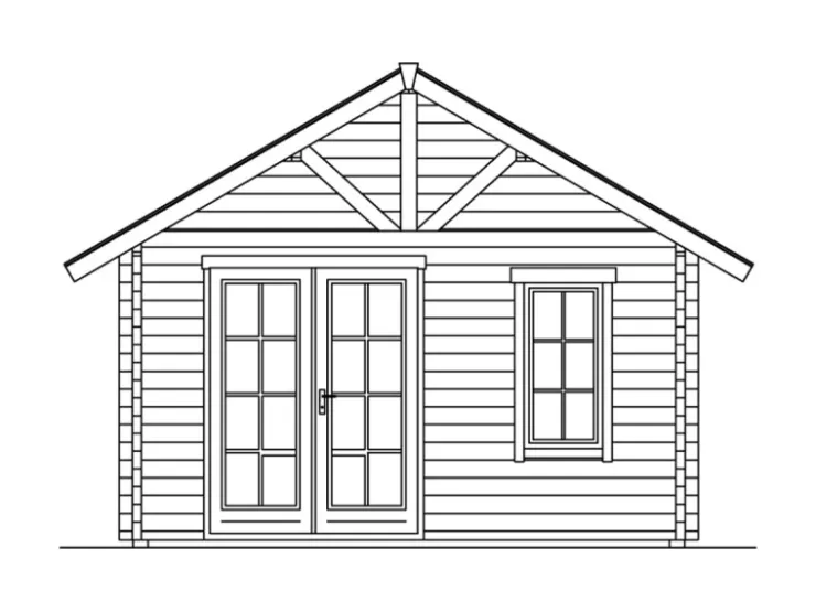 Holzfenster*Skan Holz -Gartenhaus Toronto 4 mit Dachschalung B x T 420 cm x 660 cm