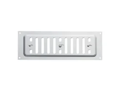SOTECH Lüftungsgitter^Lüftungsgitter Oval 260 x 90 mm mit Schiebeverschluss Verschließbar Aluminium