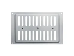 SOTECH Lüftungsgitter^Lüftungsgitter Oval 260 x 165 mm mit Schiebeverschluss Verschließbar Edelstahl
