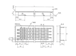 SOTECH Lüftungsgitter^Lüftungsgitter Lochung Oval 500 mm Alu EV1