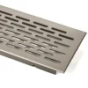 SOTECH Lüftungsgitter^Lüftungsgitter Lochung Oval 250 mm Edelstahloptik