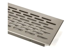 SOTECH Lüftungsgitter^Lüftungsgitter Lochung Oval 250 mm Edelstahloptik
