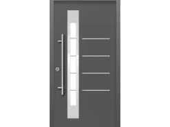 Türdichtungen|Haustüren* Splendoor Thermospace Sicherheits-Haustür Berlin Prime RC2 Anthr. 100x210 cm L Anthrazit