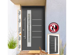 Türdichtungen|Haustüren* Splendoor Thermospace Sicherheits-Haustür Berlin Prime RC2 Anthr. 100x210 cm L Anthrazit