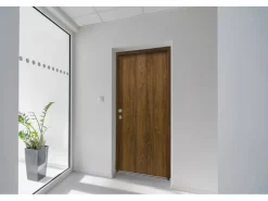 Wohnungseingangstüren*Splendoor Wohnungseingangstür BARI ACOUSTIC 44dB RC2 Links Nussbaum nach Maß