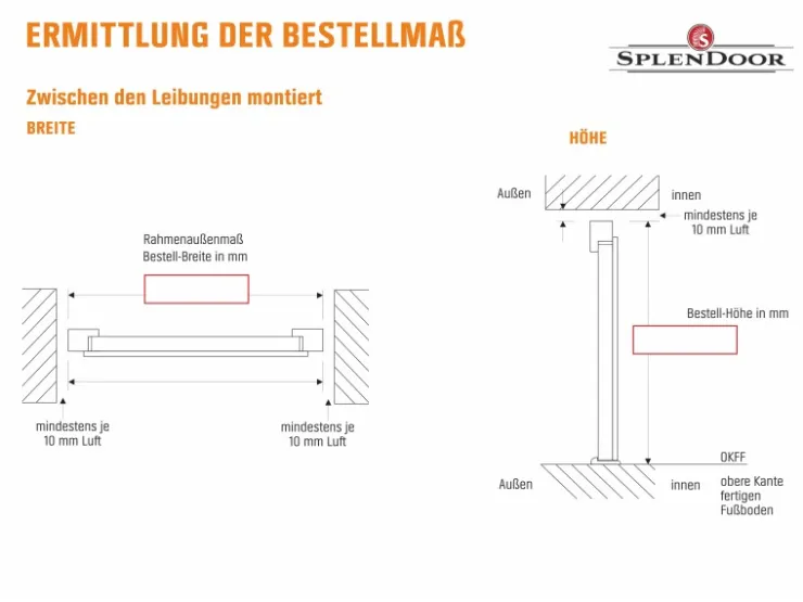 Wohnungseingangstüren*Splendoor Wohnungseingangstür BARI ACOUSTIC 44dB RC2 Links Weiß nach Maß