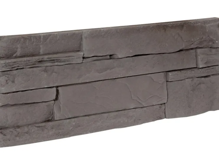 Verblender* Stegu Verblender Creta Gips 20 cm x 50 cm Anthrazit